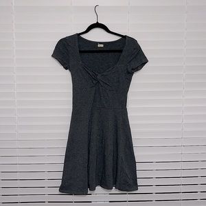 Gray Mini Hollister Casual Comfy Dress